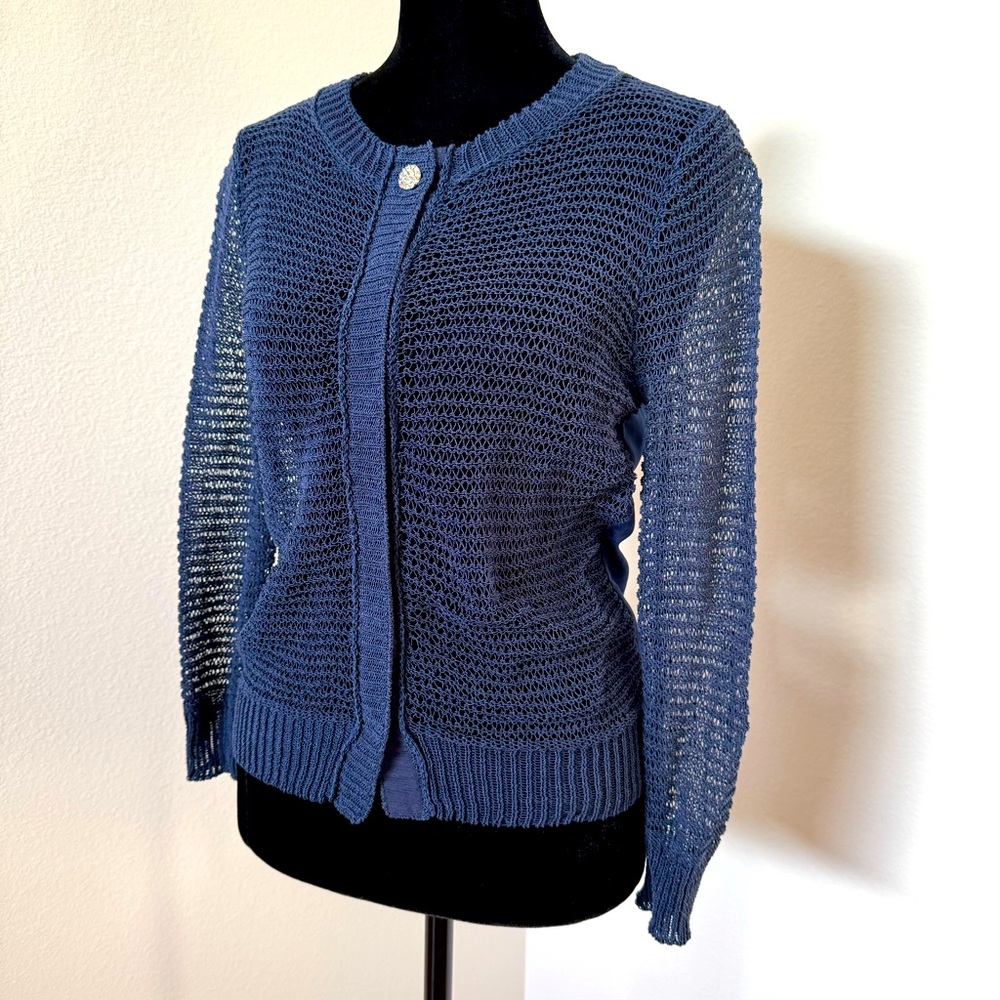 Vera Wang Sweater Navy